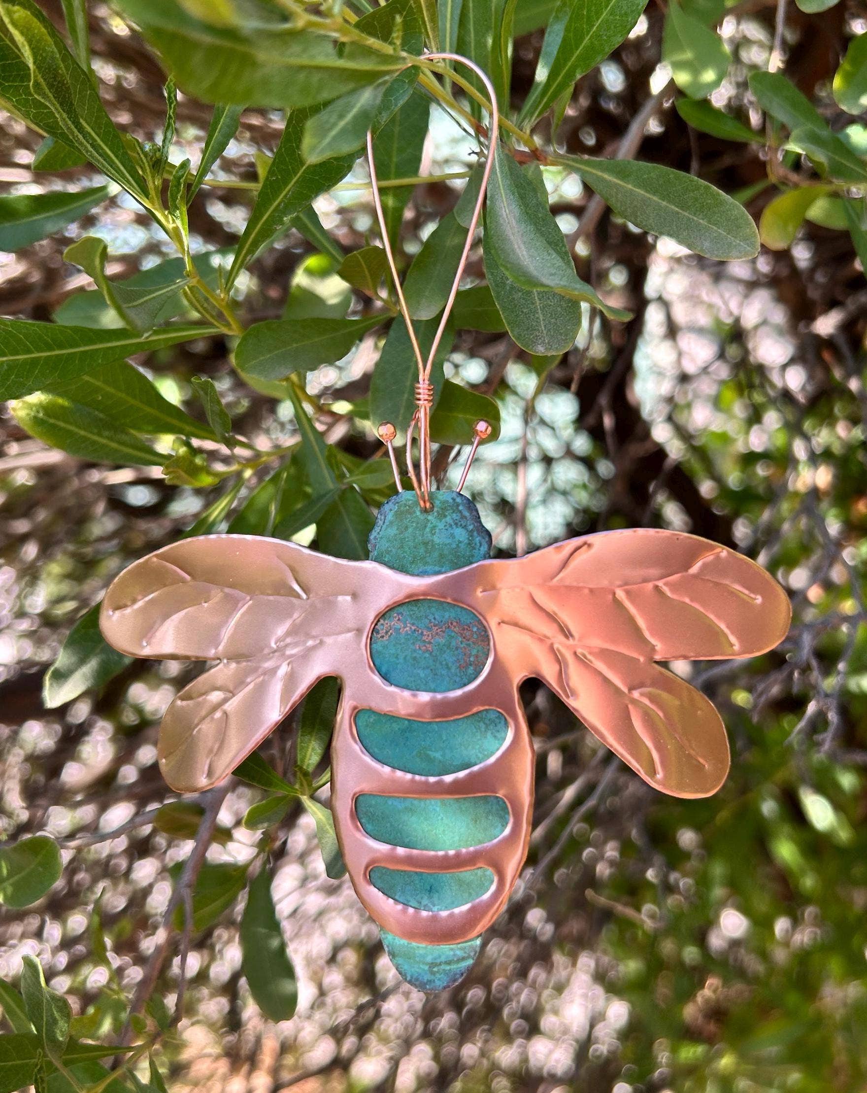 Dos Damas Designs - Wholesale Ornament - Bee Bumblebee Copper Christmas Ornament2