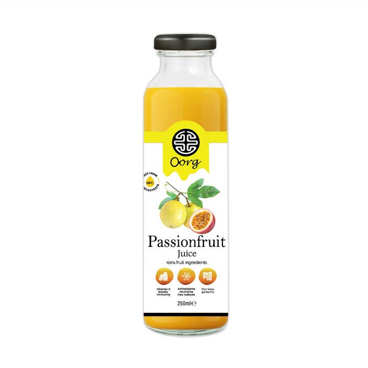 OORG Natural Passionfruit Juice for wholesale by OORG