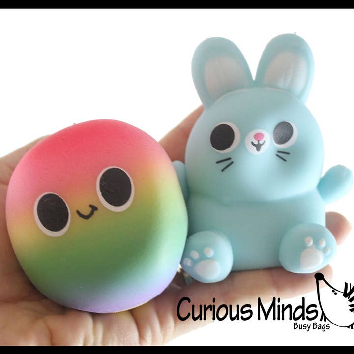Curious Minds Toys – wholesale Squishy toy – Kids & Baby – 1 Easter Themed Creamy Doh Filled Squeeze Stress Balls - Chi10