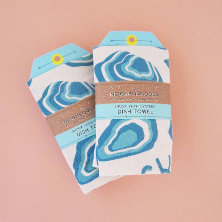 The Neighborgoods - Wholesale Tea Towel - Oyster Tea Towel2