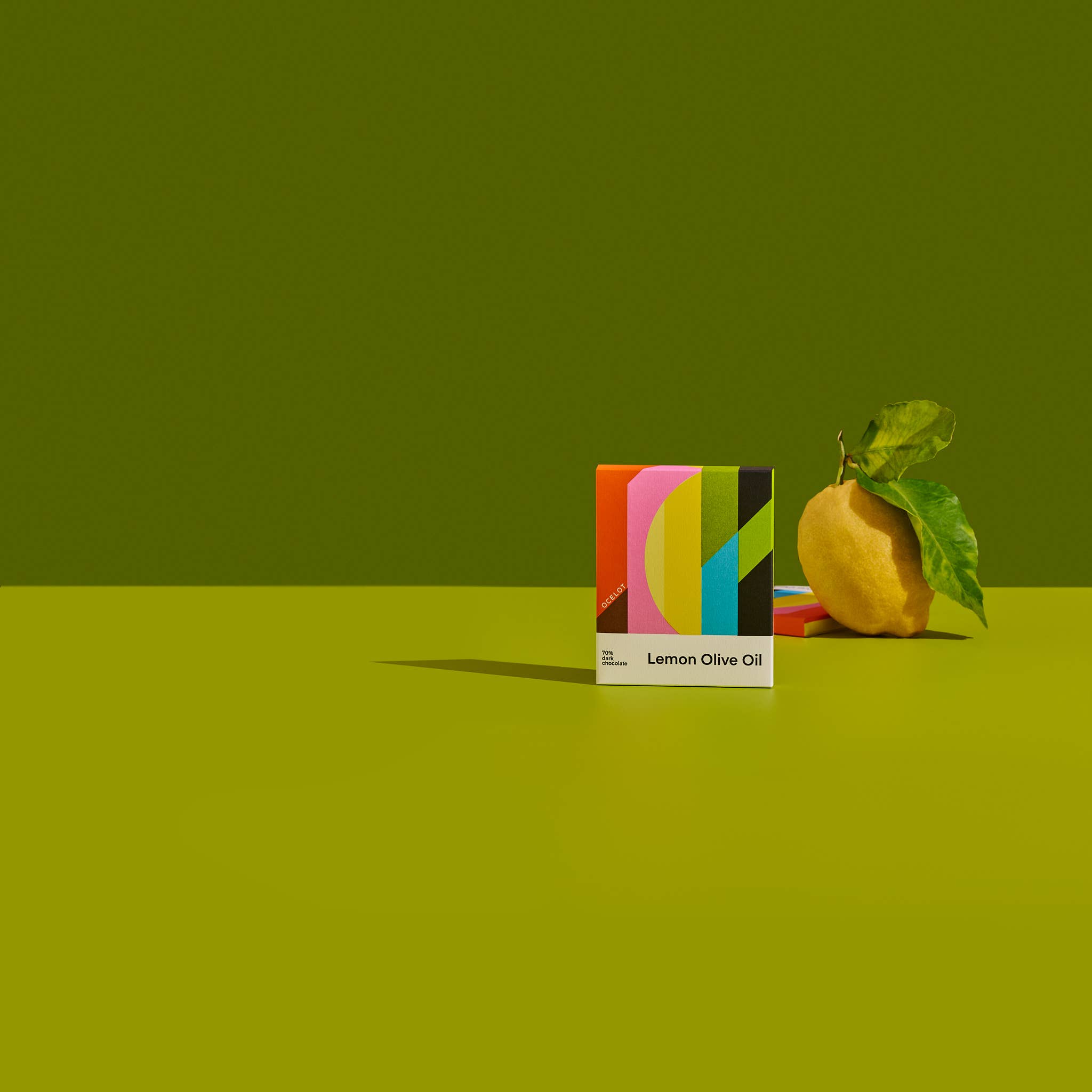 Ocelot Chocolate - Wholesale Chocolate Bar - Lemon Olive Oil - Organic 70% dark chocolate bar, 70g3
