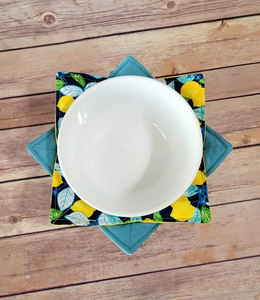 Burpie Bibs Boutique - Wholesale Oven Mitt/Pot Holder - Fruit Bowl Cozy | Lemon Cherry Strawberry Orange Hot Pad4