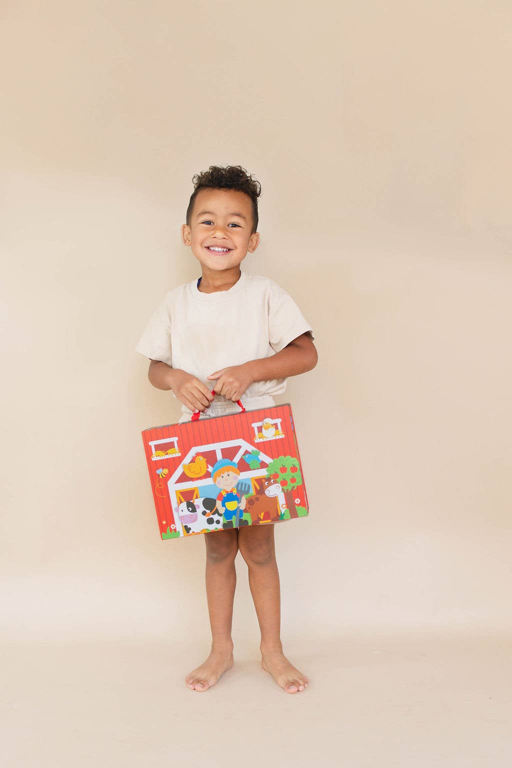 Spirit 'N Sprout - Wholesale Toy Set - Kids - CASE Farm Play Set Lacing Toy - Open-ended Scene10