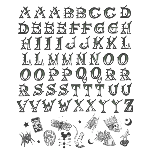 Everybody Has Skin LLC – wholesale Temporary tattoo – HOOKUP BRAND TEMPORARY TATTOO SHEETS (9) -SPECIAL FX MAKEUP6