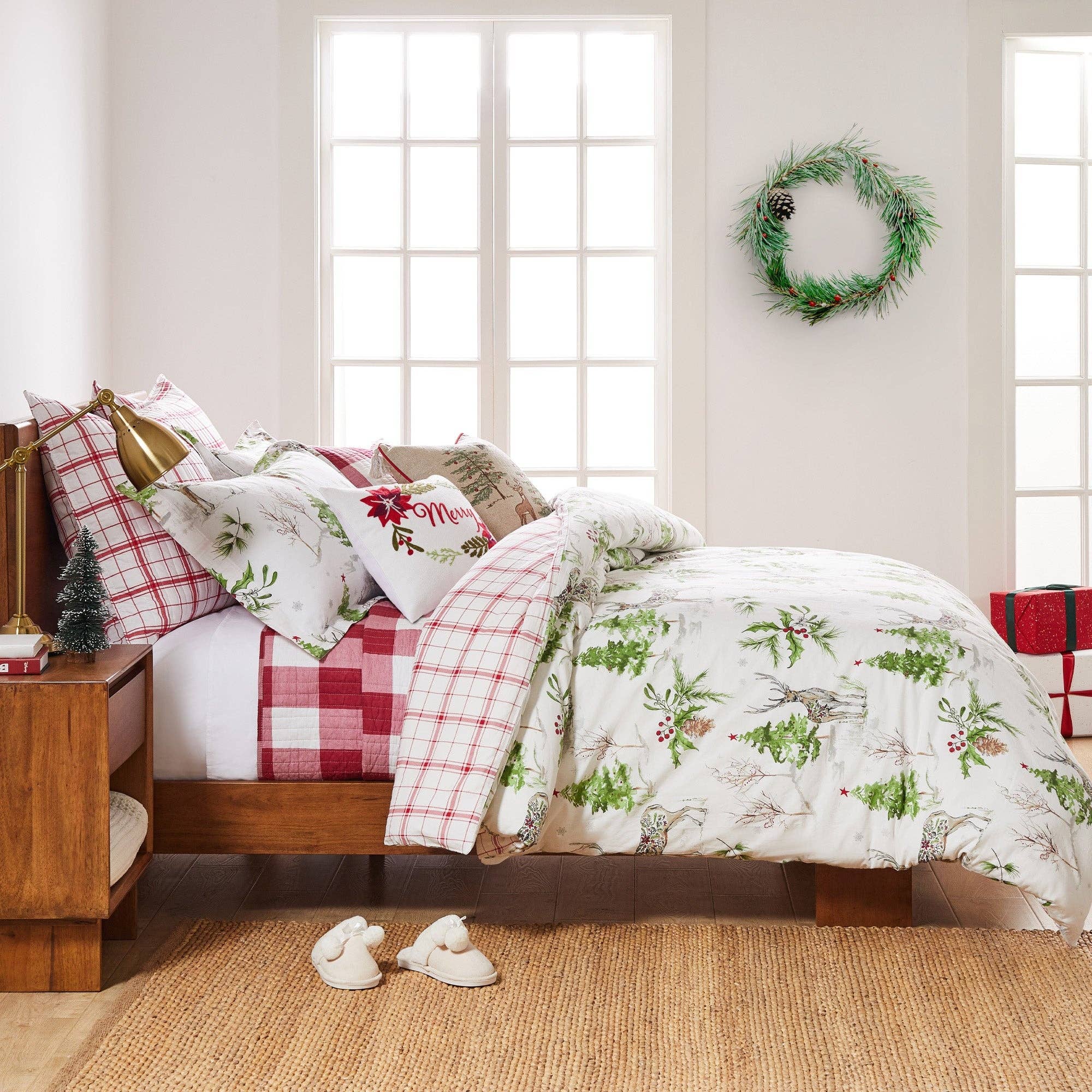 Multi Sleigh Bells Duvet/Comforter Set for wholesale on Faire2