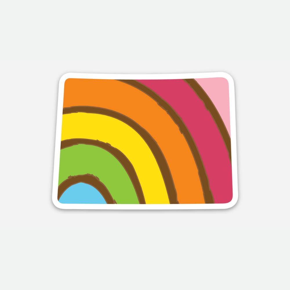Second Story Cards - Wholesale Sticker - PRIDE State Sticker - Colorado