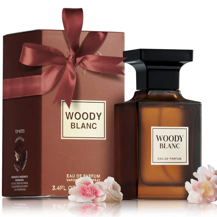 Woody Blanc 3.4oz Perfume for Men & Women, Luxury Mist Spray for wholesale by Lovery