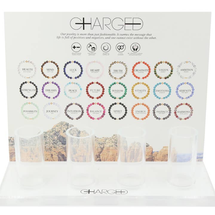 Bracelet Display for wholesale by CHARGED
