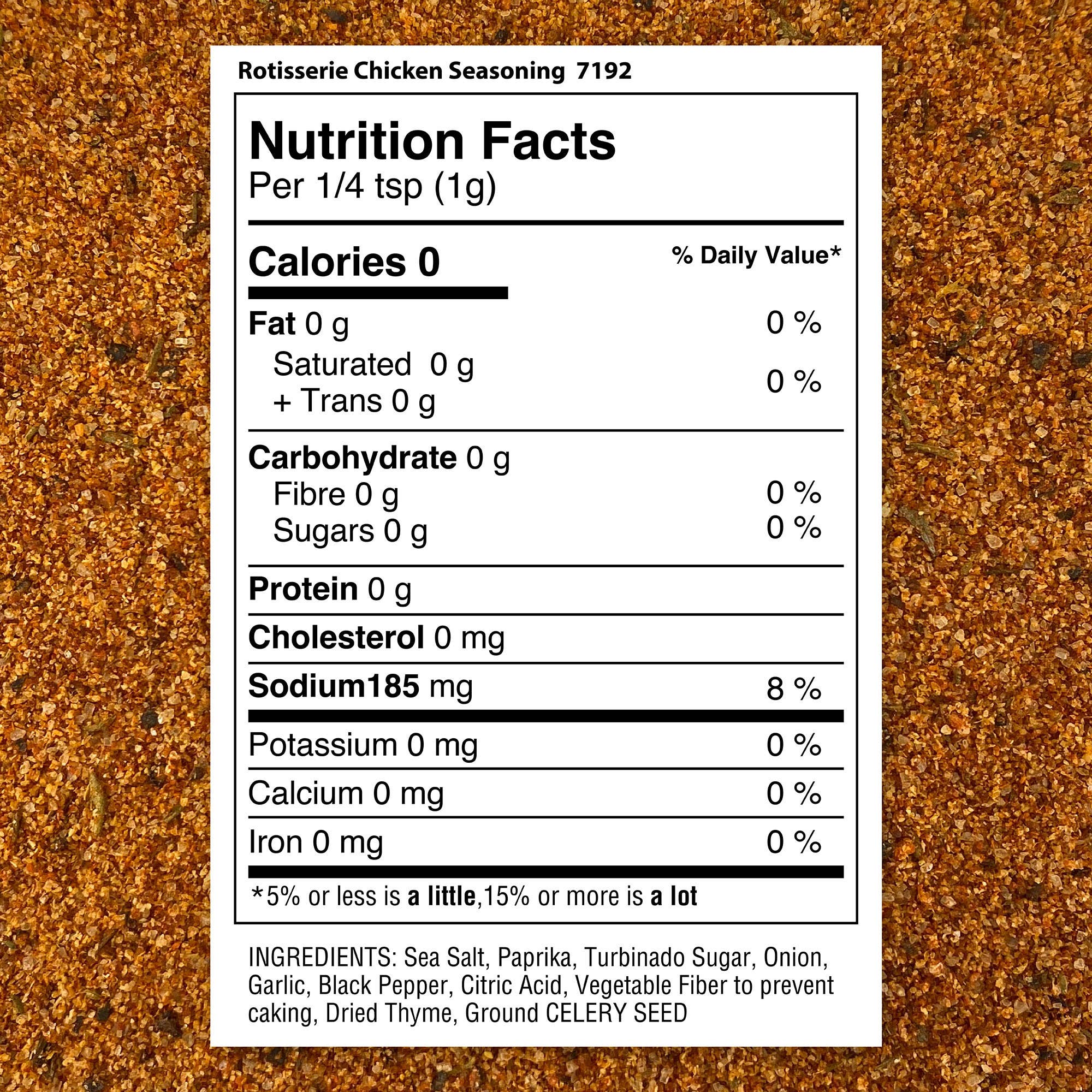 THE SPICE LAB - Wholesale Dried Spice Mix - Rotisserie Chicken Seasoning - Case of 6 - 22 oz Kilo Jars 3