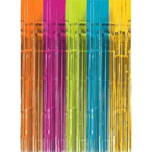Party Expo, LLC - Wholesale Curtain - Fringed Doorway Curtain - Multicolor0