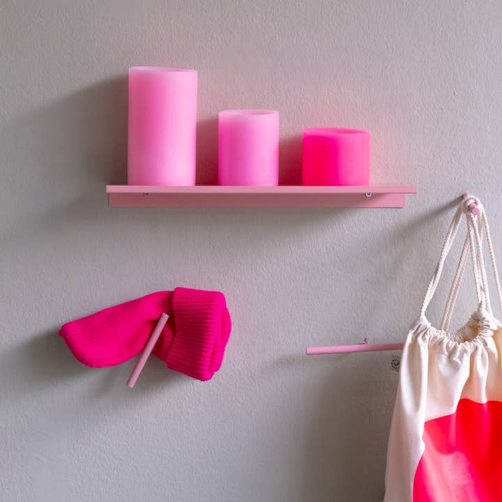 kolor – wholesale Väggkrok – stifthake / nålkrok rosa6