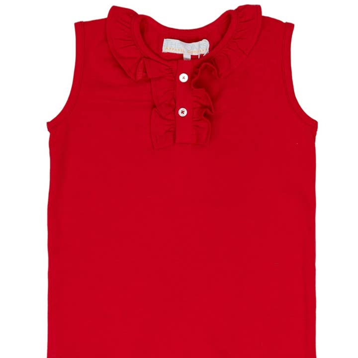 Lucy Red Shirt for wholesale by The Oaks Apparel Company