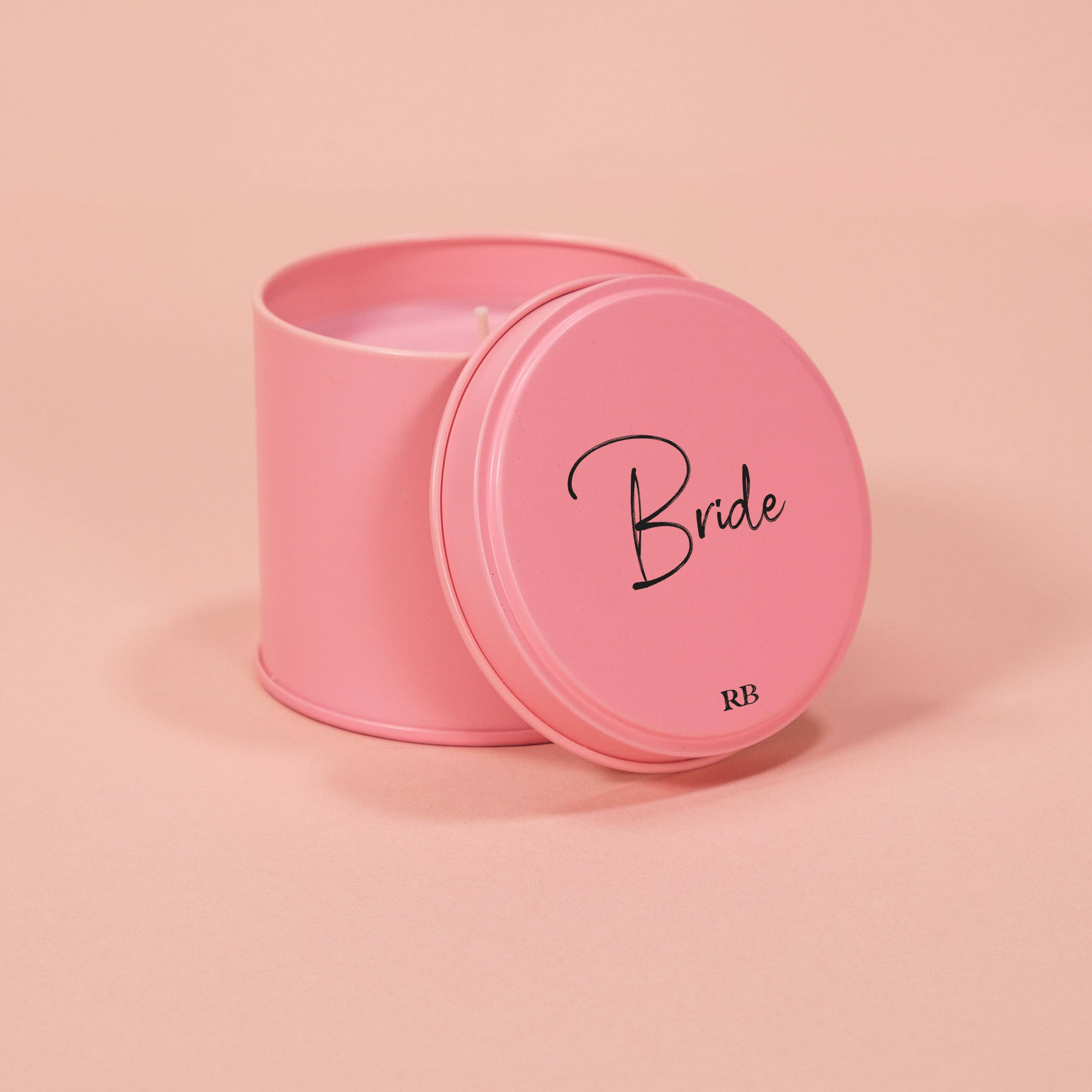 Flamingo Candles - Wholesale Travel Candles - Bride Pink Tin Candle2