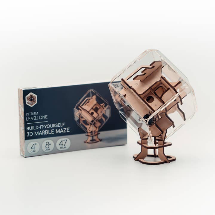 Intrism - Wholesale Puzzle - Adult - Intrism Level One - 3D Marble Maze Assembly Kit0