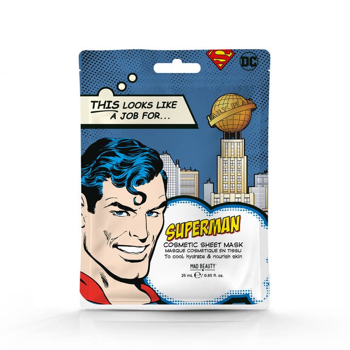 Mad Beauty – wholesale Skincare face mask – Mad Beauty Warner Bros Superman Cosmetic Sheet Mask