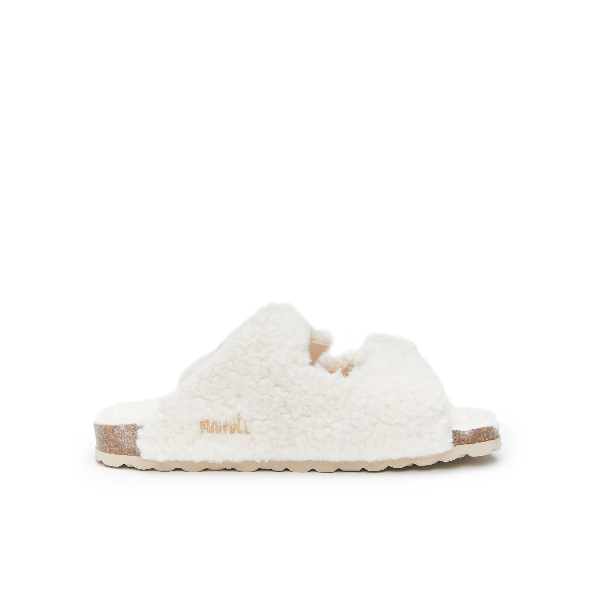 Mandél - Wholesale Slippers - Women's - ALBERTO double-strap slipper white - Art.MI90521