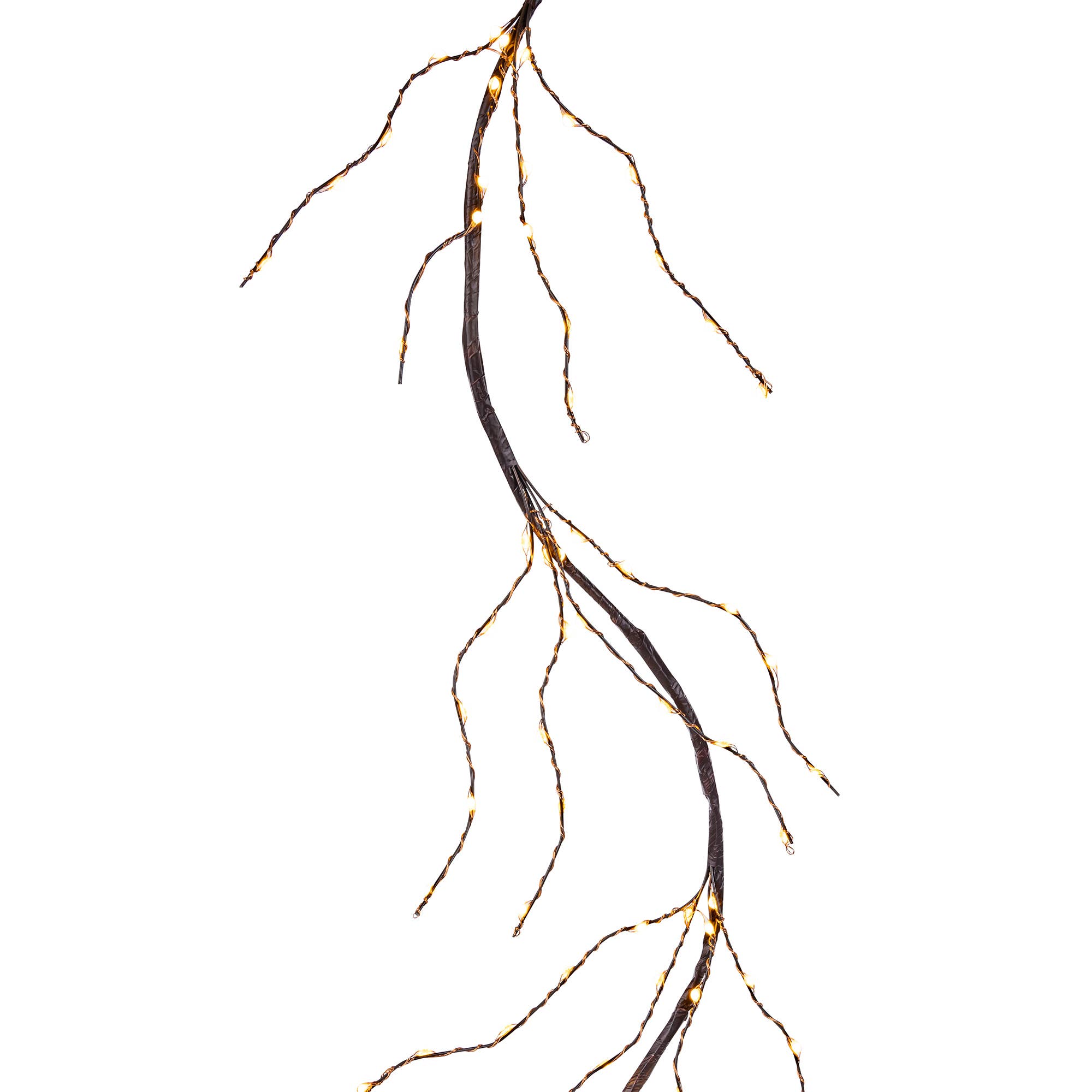 Park Hill Collection - Wholesale Christmas Decoration - Lit 6' Brown Twinkling Garland1