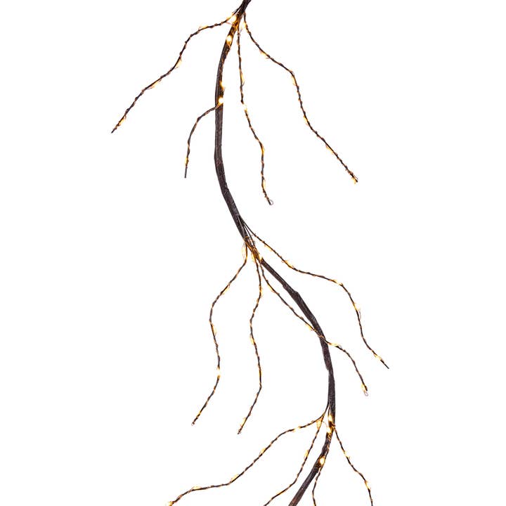 Park Hill Collection - Wholesale Christmas Decoration - Lit 6' Brown Twinkling Garland1