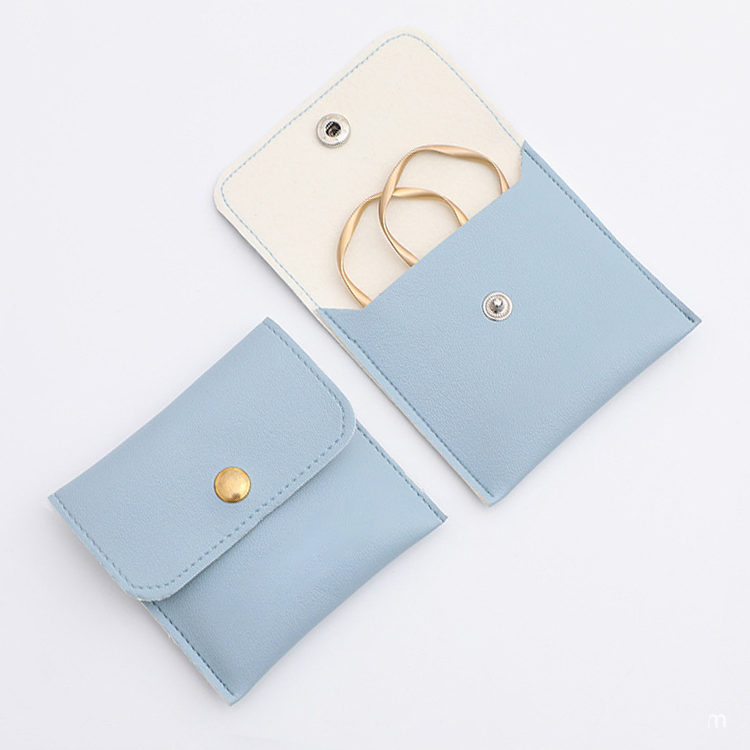 Logo Pouch - Wholesale Jewelry Box/Organizer - Vegan Leather Jewellery Bag - Retail Packs10