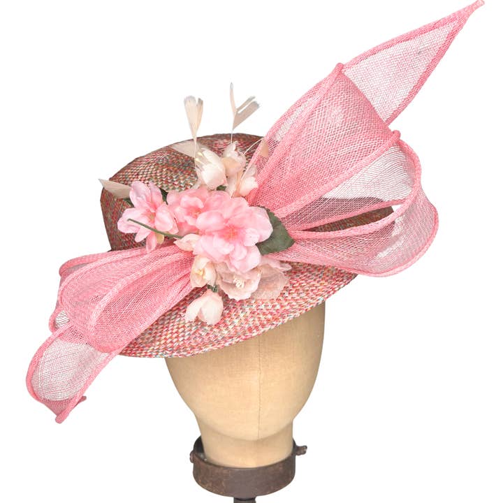 Cherry Blossom Fascinator Hat for wholesale by Kathy Jeanne Millinery