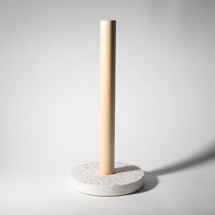 Porte-essuie-tout | Terrazzo Blanc Épais pour la vente par pretti.cool