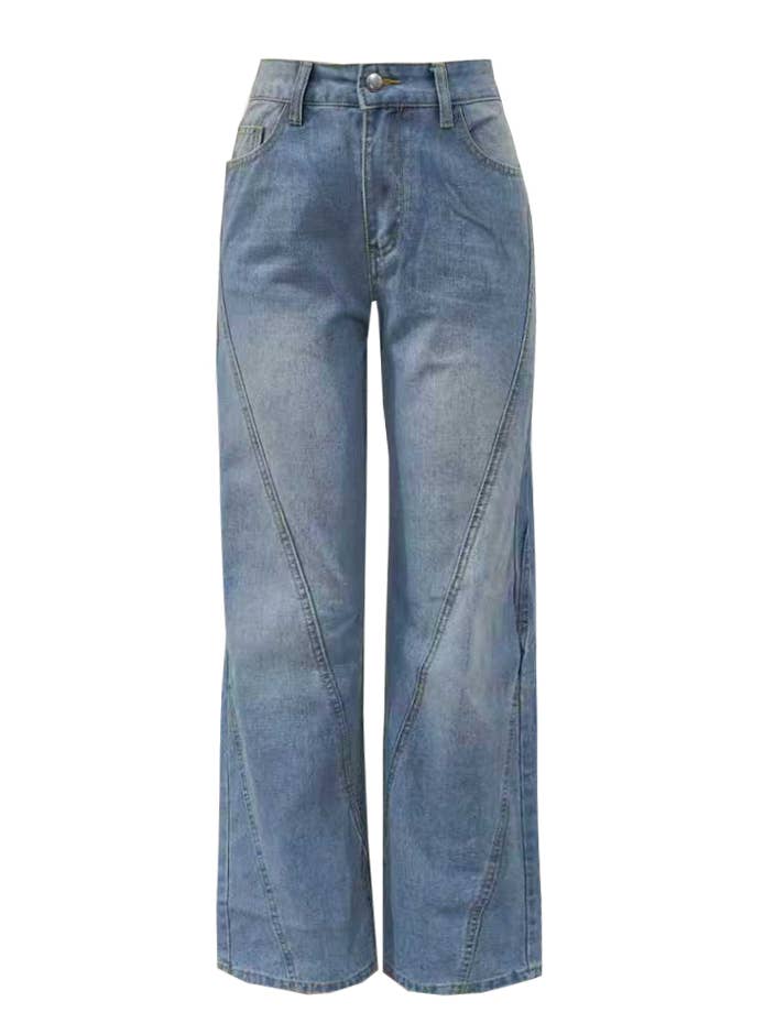 Loose-Fitting Wide-Leg Jeans for wholesale by HIDDENBRAND