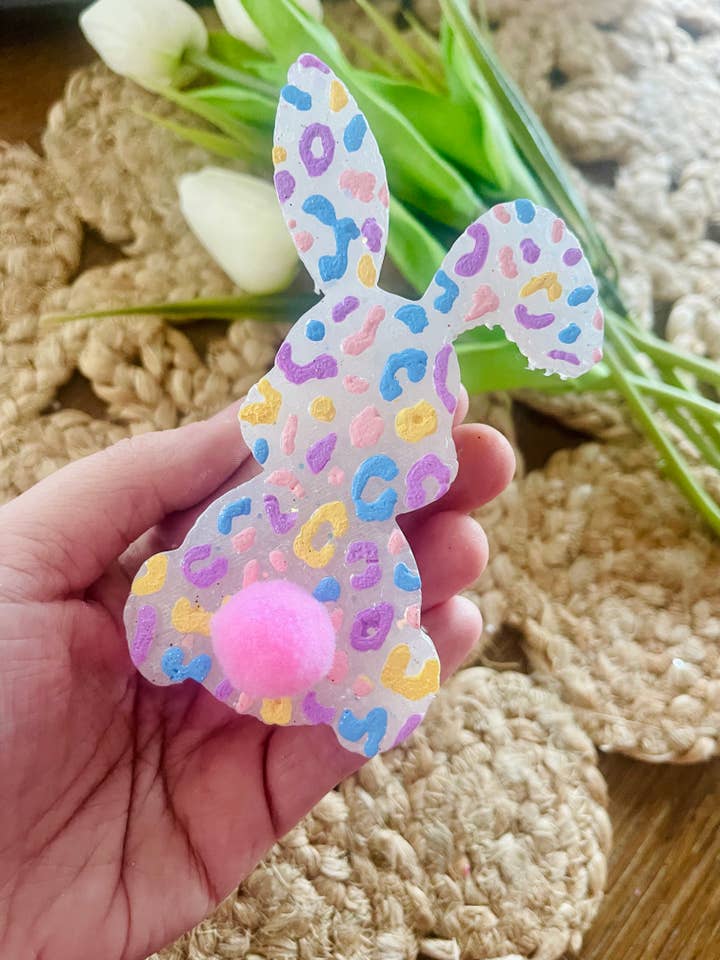 Cheetah Bunny Car Freshie for wholesale by Stay Fresh’ies Air Fresheners