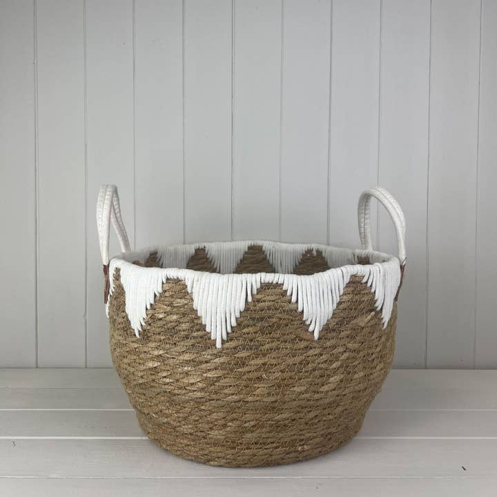 Round Storage Basket for wholesale by Satchville