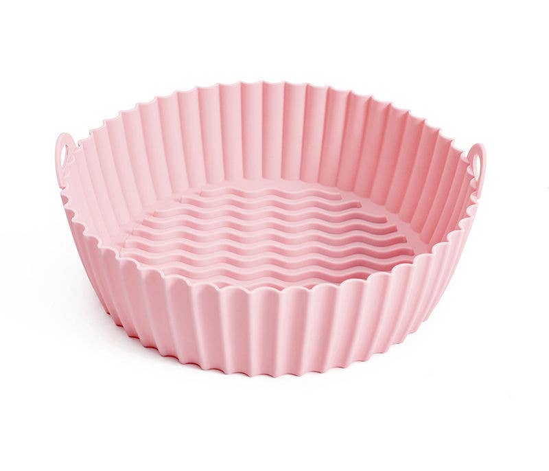 VIGOR – Ferramenta/gadget de cozinha por atacado – Fritadeira de ar reutilizável Cesto Redondo Antiaderente de Silicone7