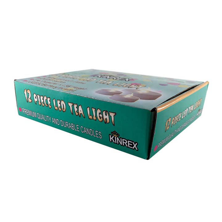 KINREX - Vendita all'ingrosso Candela senza fiamma - Candele Tealight senza fiamma - Candele votive a led