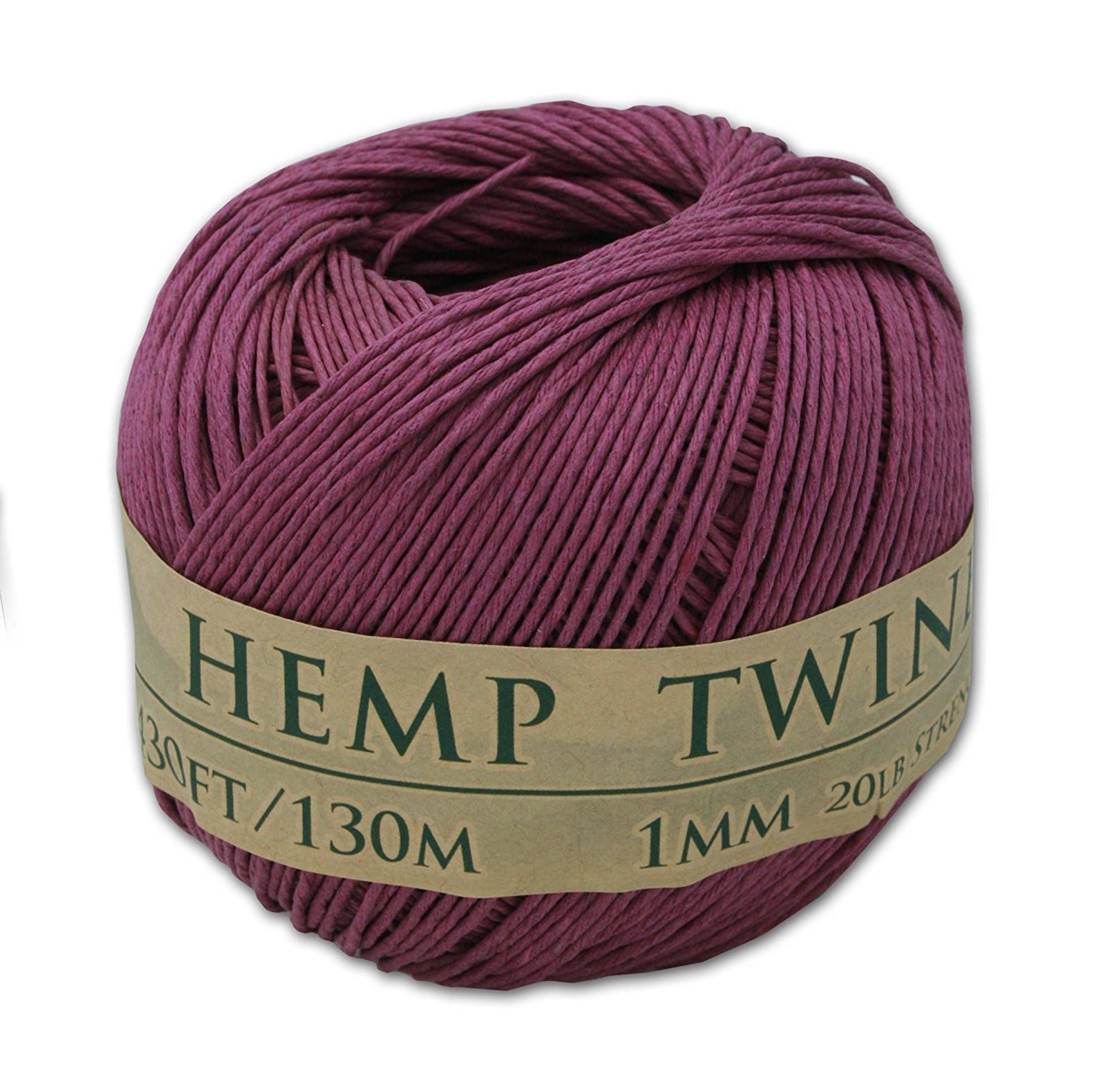 Hemptopia – wholesale Twine – Hemptopia Colored Hemp Twine Ball, 430ft, 100% natural6