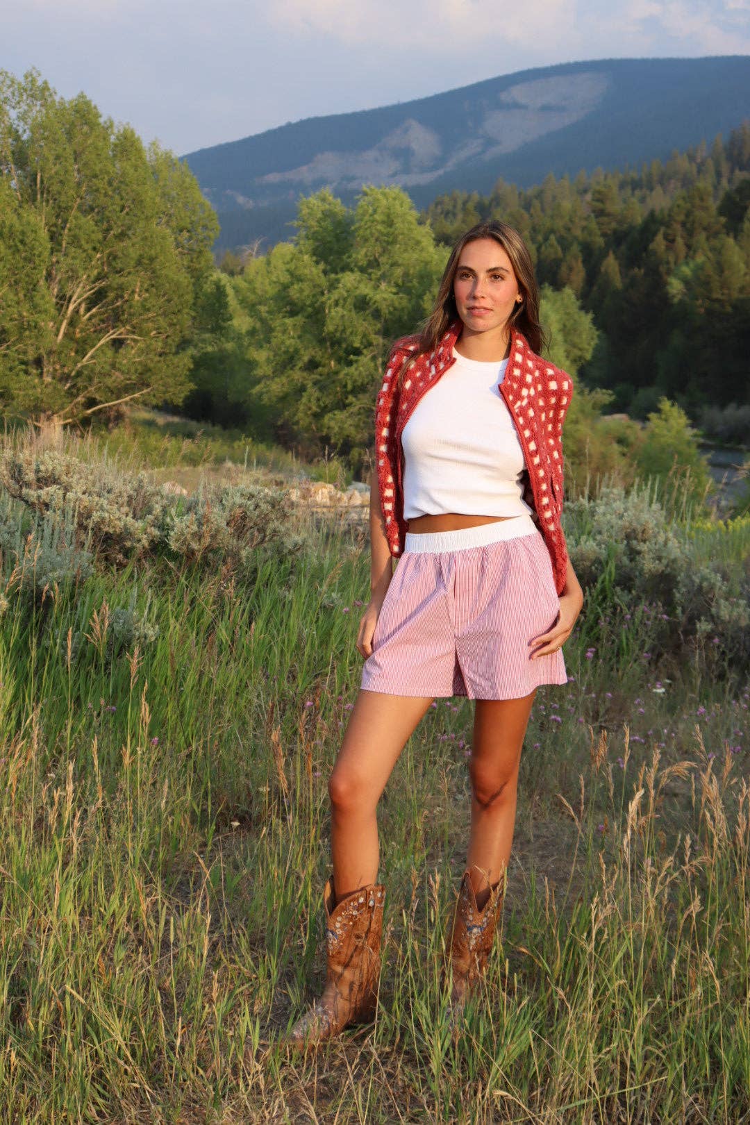 Midnight Lunch - Wholesale Outerwear Vest - Women's - Montana Vest | Signature Red13