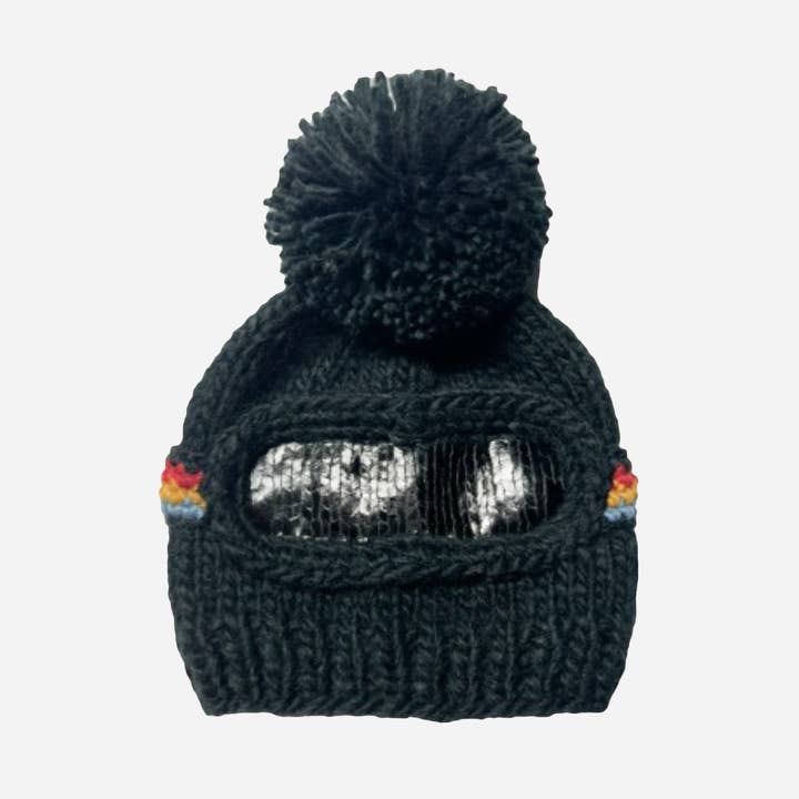 Bonnet de ski noir pour bébé enfants cadeau d'hiver pour la vente par The Blueberry Hill