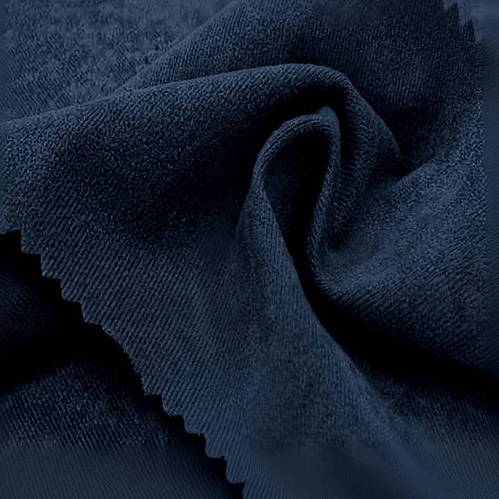 Denimblå ruskindsstof til nederdele kostumer dekoration 58/60 tommer for engroshandel hos Radyan Fabrics