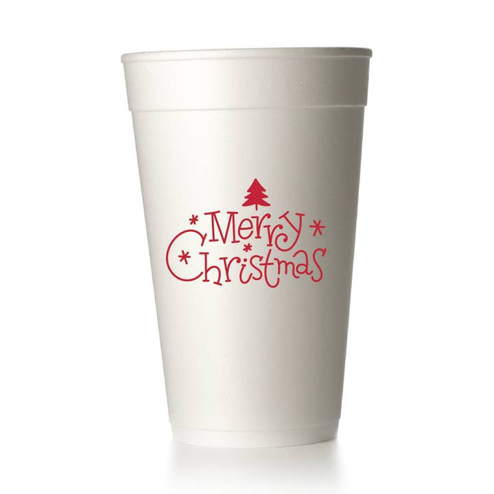 Merry Christmas with Tree Cups for wholesale by MADdesign