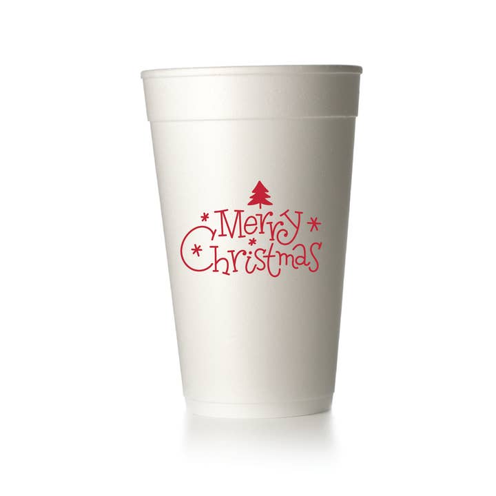Merry Christmas with Tree Cups for wholesale by MADdesign