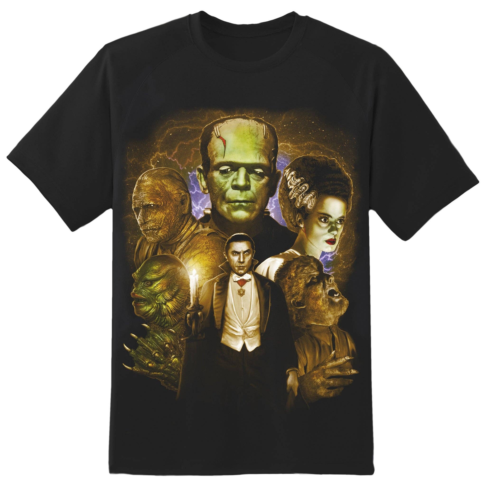 Rock Rebel Shop - Wholesale T-Shirt (Graphic) - Men's - Universal Monsters Full Color Collage Tee0