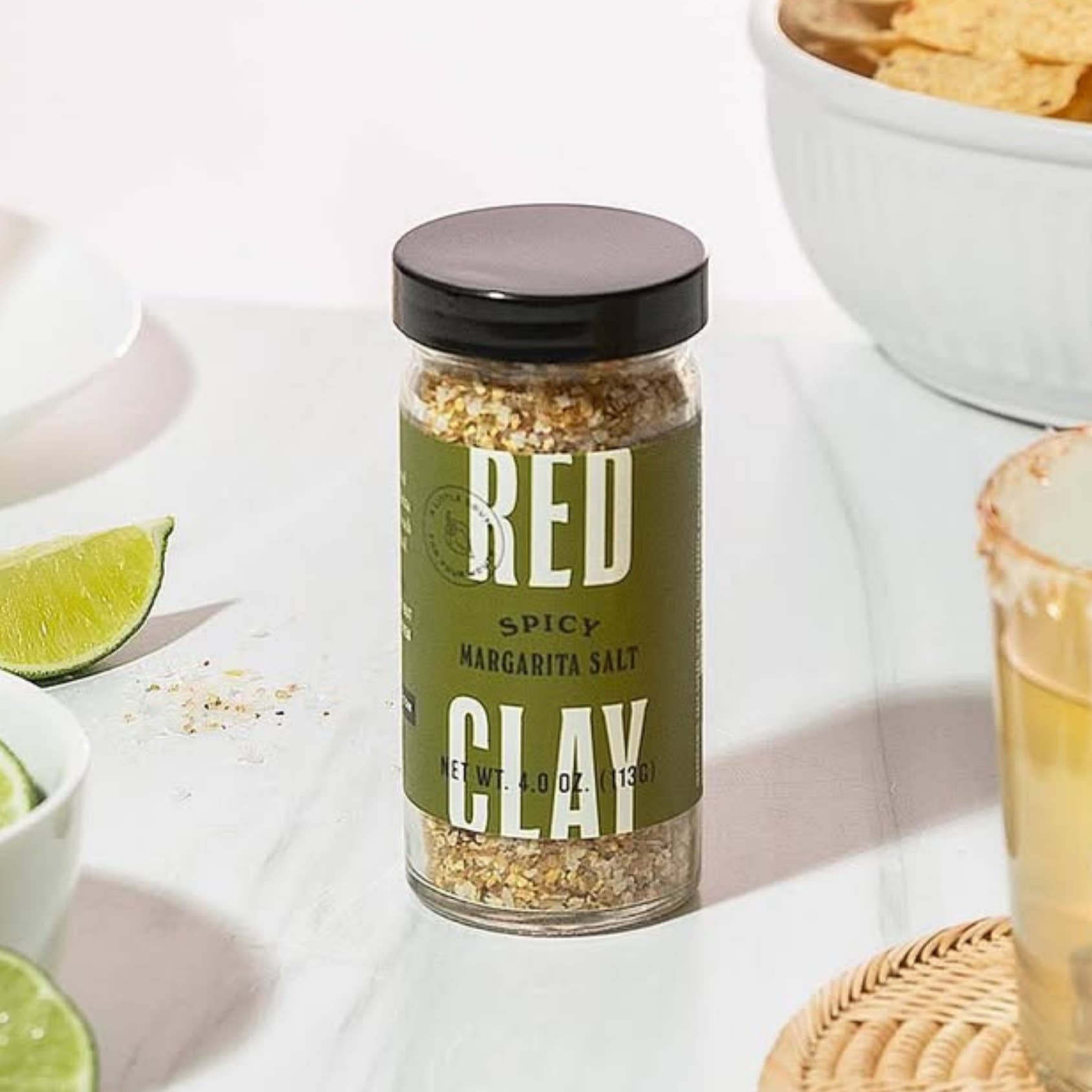 Red Clay Hot Sauce - Wholesale Salt - Spicy Margarita & Seasoning Salt - Condiments, Made in USA