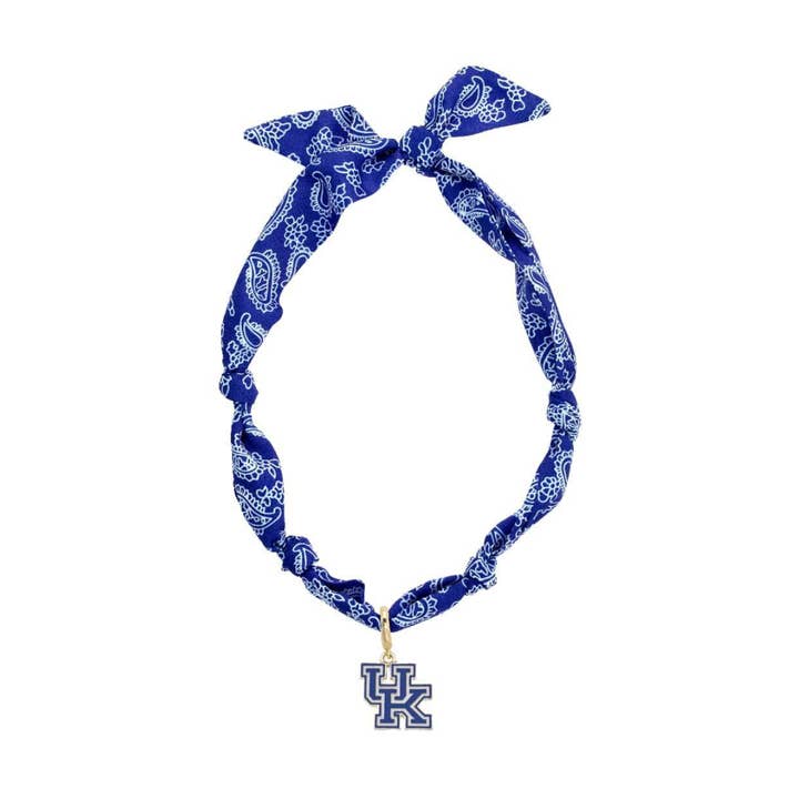 Kentucky Wildcats Logo Bandana Scarf Necklace for wholesale by Canvas Style