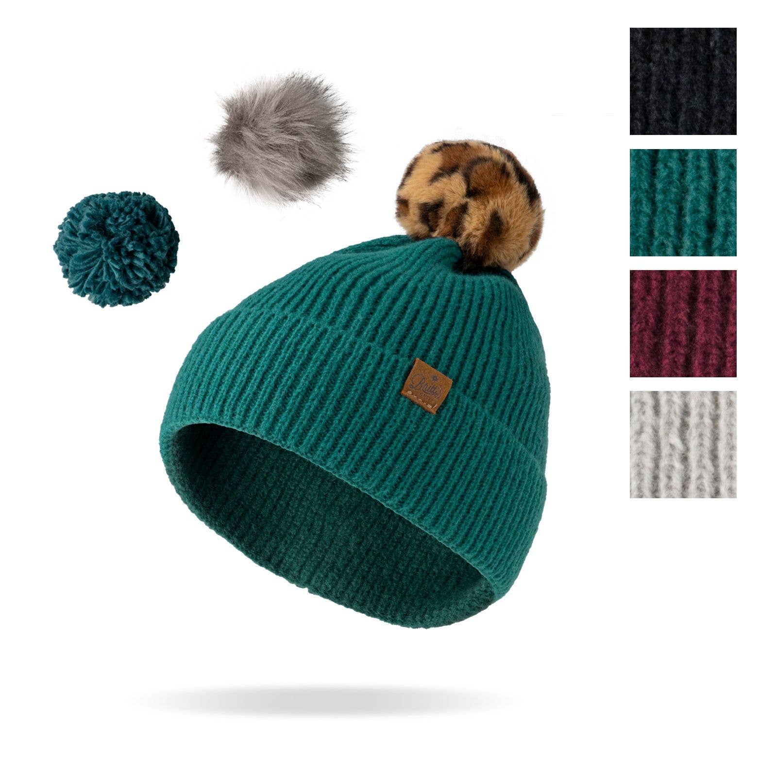 DM Merchandising - Wholesale Beanie - Women's - Britt's Knits Snap To It Mix & Match Pom Hat Assortment2