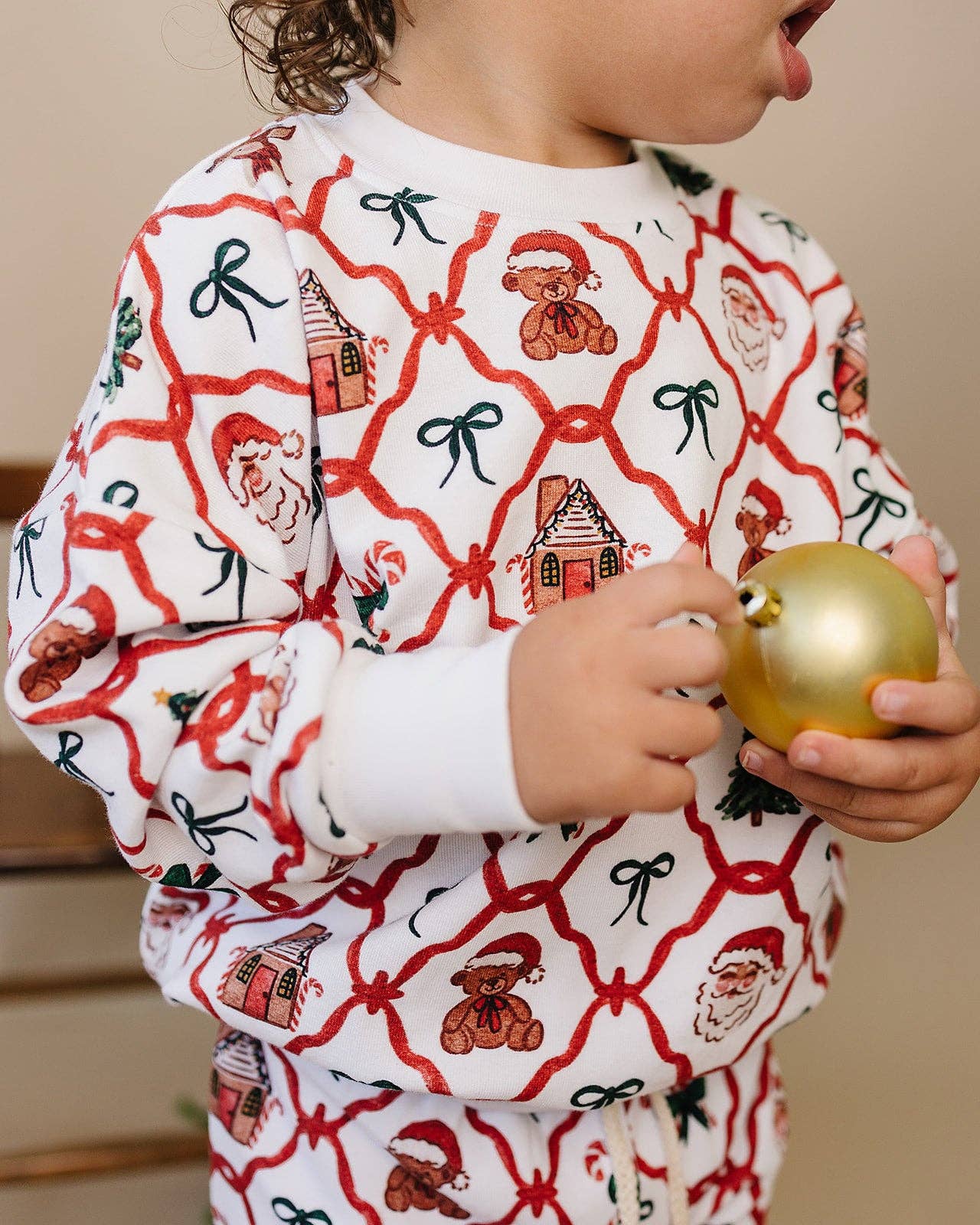 Lucky Panda Kids - Wholesale Top & Pant Set - Kids - Jogger Set | Christmas Bear