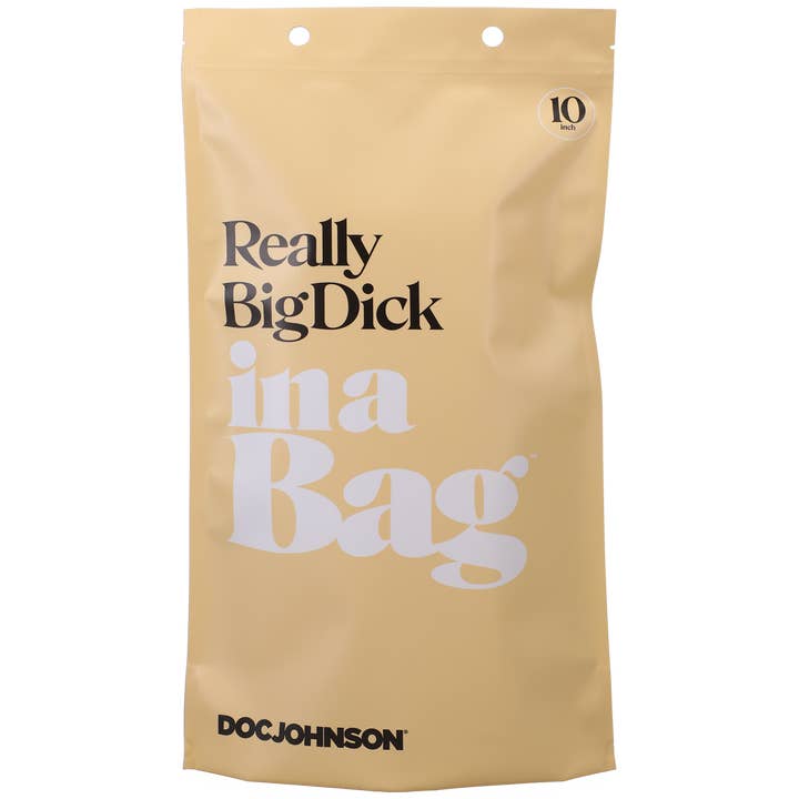 Really Big Dick In A Bag - 10 inch for wholesale by Doc Johnson