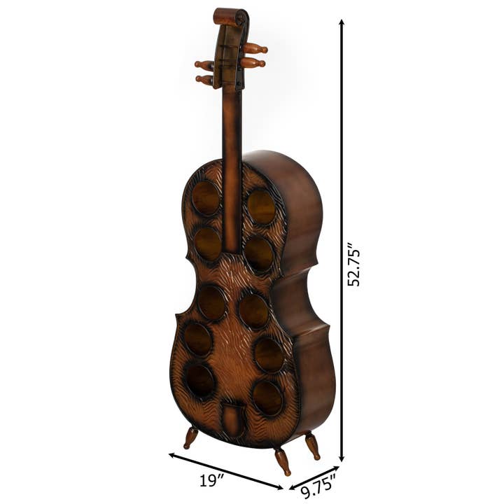 Quickway Imports – Engroshandel Vinholder – Vintiquewise Cello-formet Vinholder 10-flasker Fritstående3