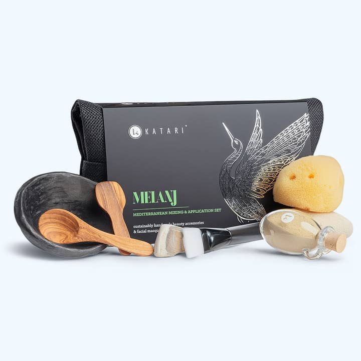 ACCESSOIRES | MASQUE MIXING - Ensemble de mélange et d'application fait main pour la vente par Katari Beauty