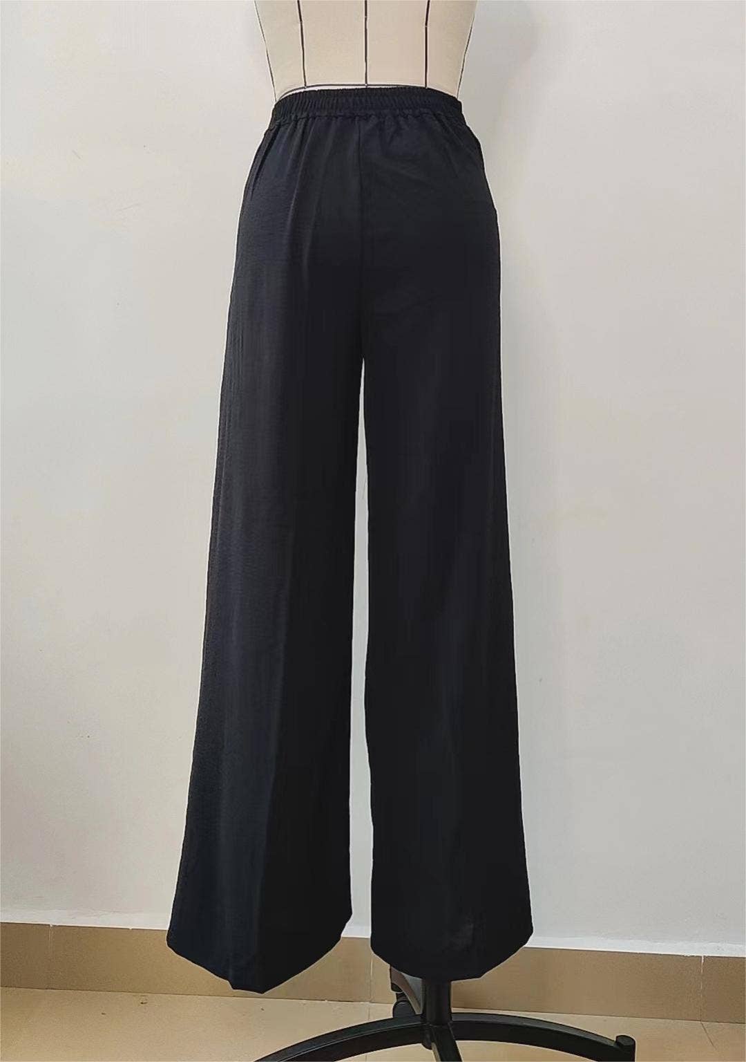 Rosa Clothing - Wholesale Pants - Women's - Office trousers wide-leg extra long suit pants2