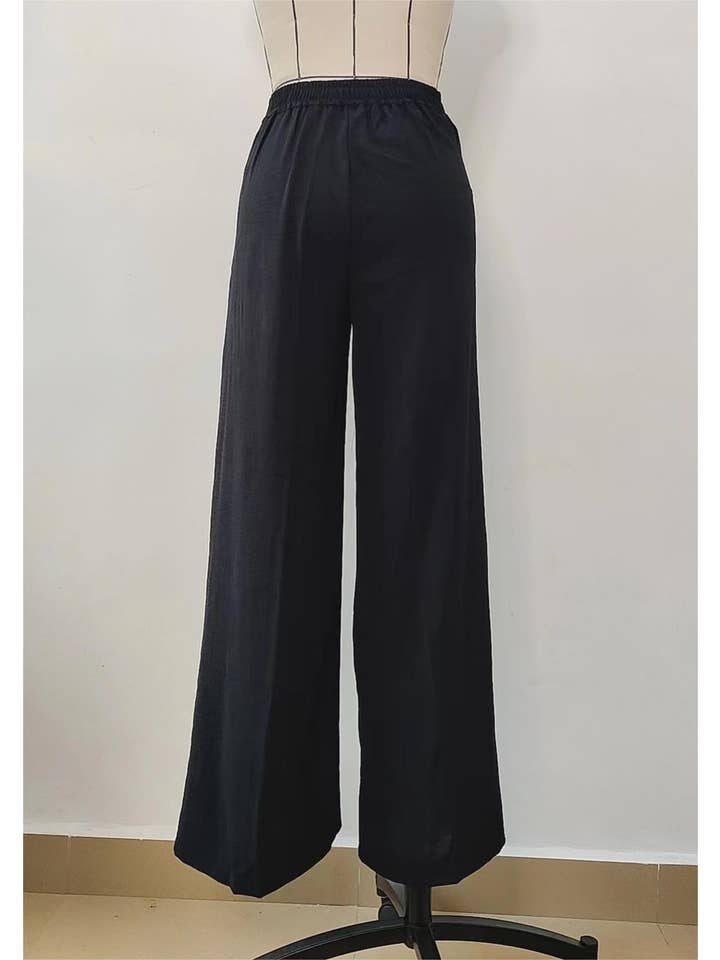 Rosa Clothing - Wholesale Pants - Women's - Office trousers wide-leg extra long suit pants2