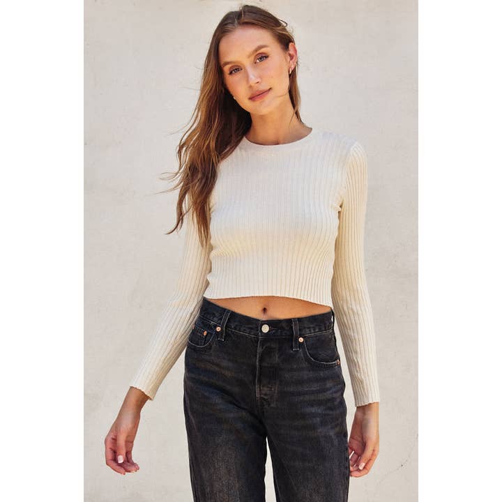 Everyday Lightweight Cropped Sweater for wholesale by Dress Forum