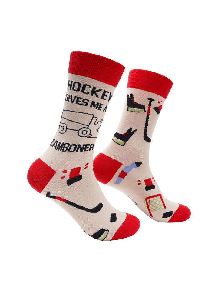 Shoc Joc Apparels Ltd - Wholesale Socks - Men's - Hockey Gives Me Zamboner