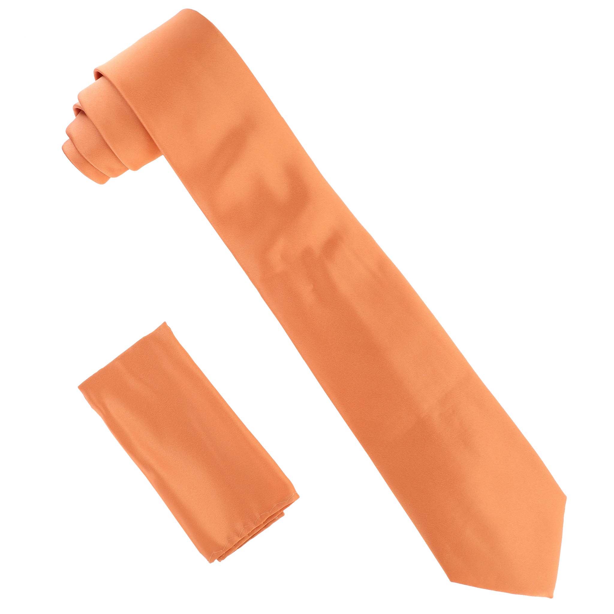 Dubal Brothers – wholesale Slipsar – Herr – Vittorio Farina Solid Satin slips & Pocket Square av Classy Manschettknappar45