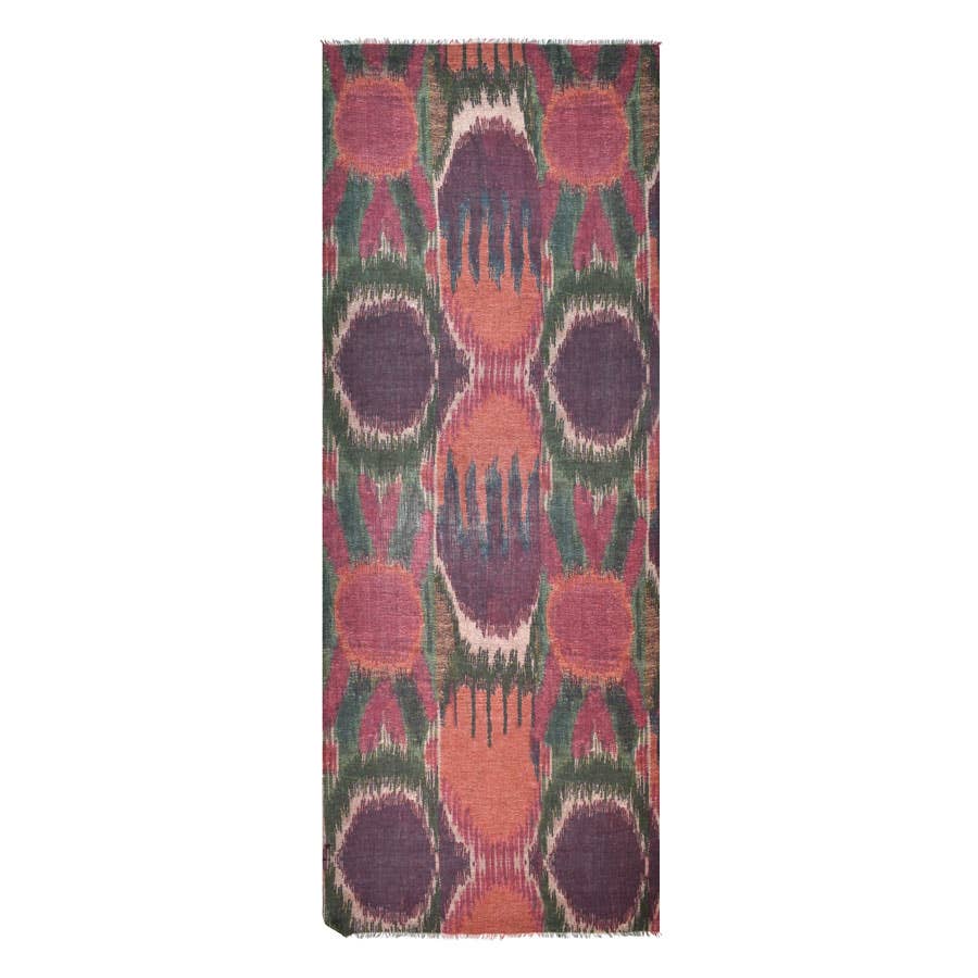 Dupatta Designs – wholesale Scarf – Women's – Bisbee Ikat Inspired Scarf4